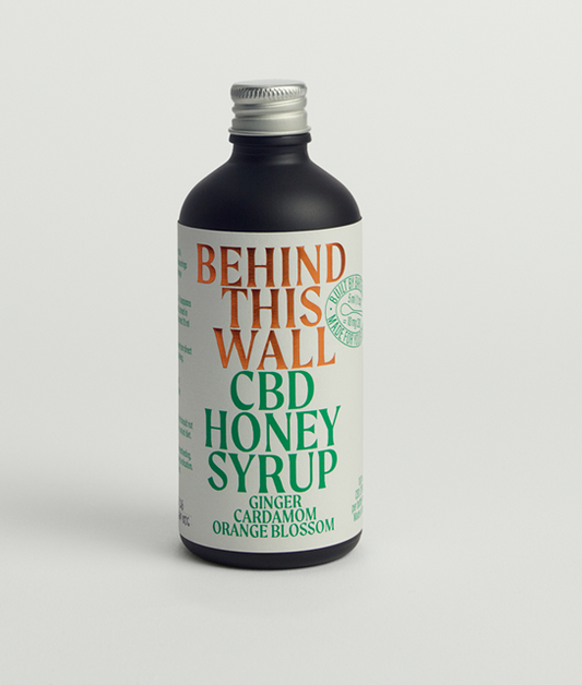 Behind This Wall CBD Honey Syrup – Ginger, Cardamom, Orange Blossom