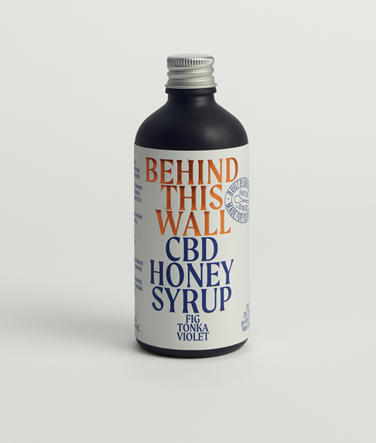Behind This Wall CBD Honey Syrup – Fig, Tonka, Violet