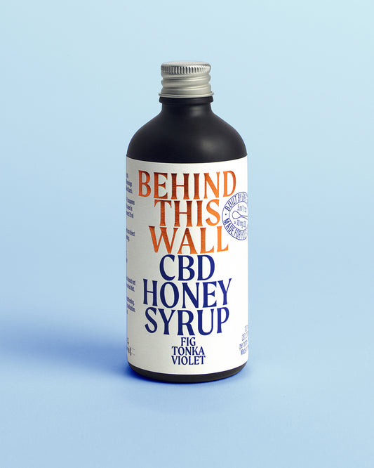 Behind This Wall CBD Honey Syrup – Fig, Tonka, Violet
