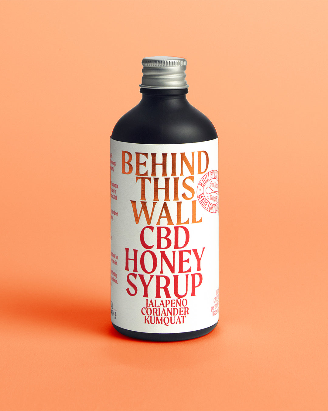 Behind This Wall CBD Honey Syrup – Jalapeño, Coriander, Kumquat